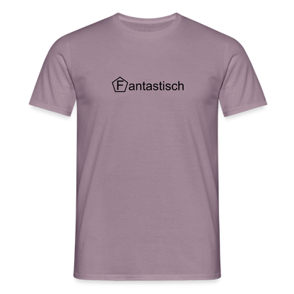 Männer T-Shirt - "Fantastisch" - Lilagrau 
