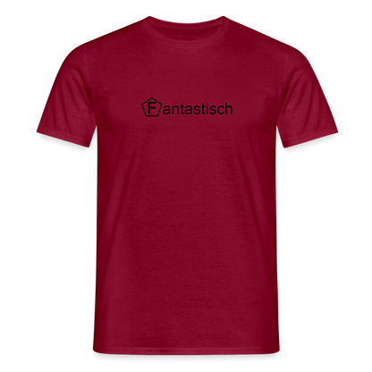 Männer T-Shirt - "Fantastisch" - Ziegelrot