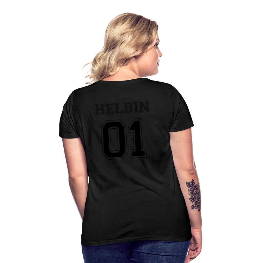 Women's T-Shirt - HELDIN 01 (black) - Schwarz