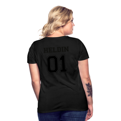 Women's T-Shirt - HELDIN 01 (black) - Schwarz
