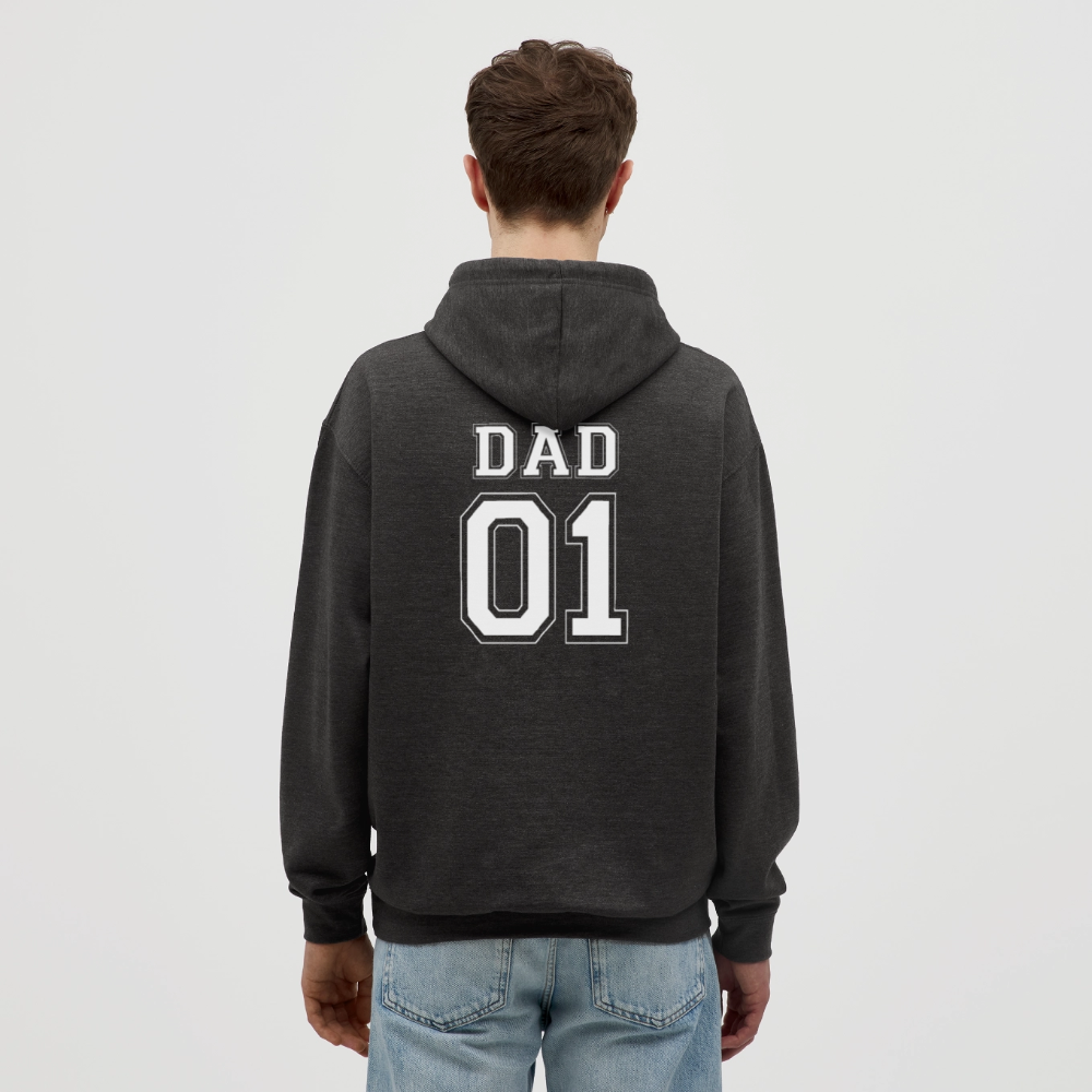 Unisex Hoodie - DAD 01 (white) - Anthrazit