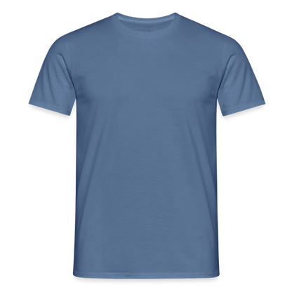 Men's T-Shirt - DAD 01 (white) - Taubenblau 