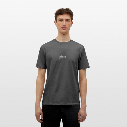 Men's T-Shirt - prince (white) - charcoal grey