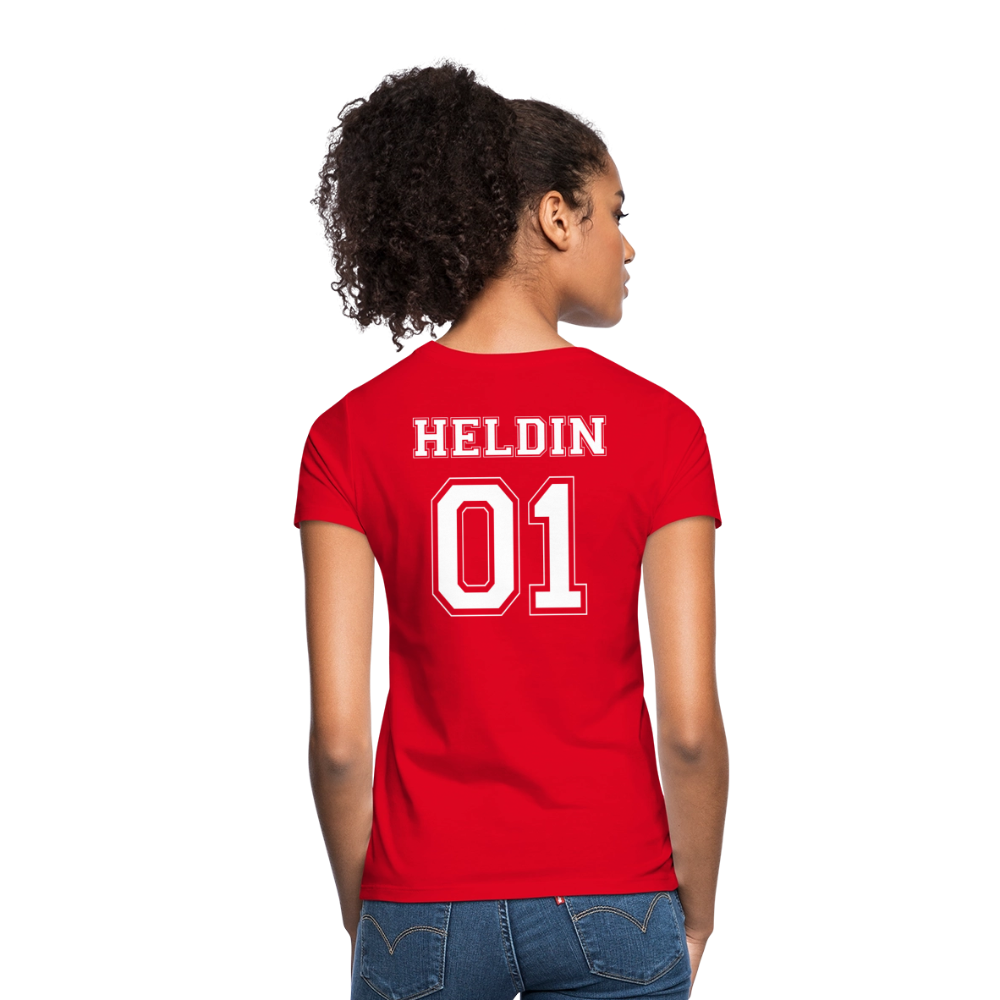 Women's T-Shirt - HELDIN 01 (white) - Rot