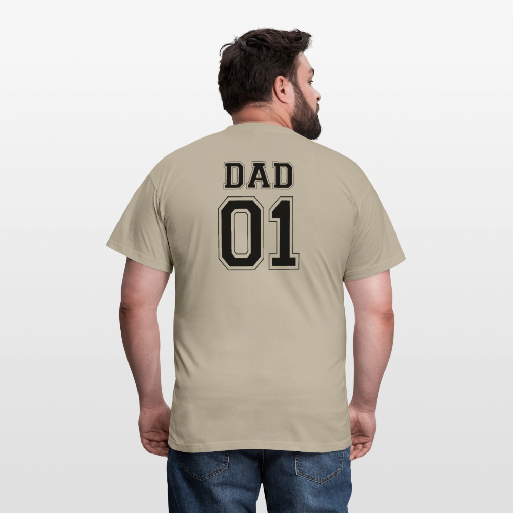 Men's T-Shirt - DAD 01 (black) - Sandbeige