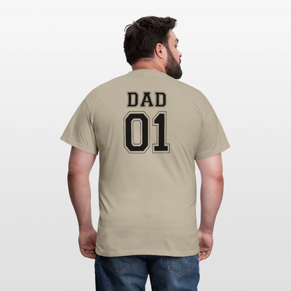 Men's T-Shirt - DAD 01 (black) - Sandbeige