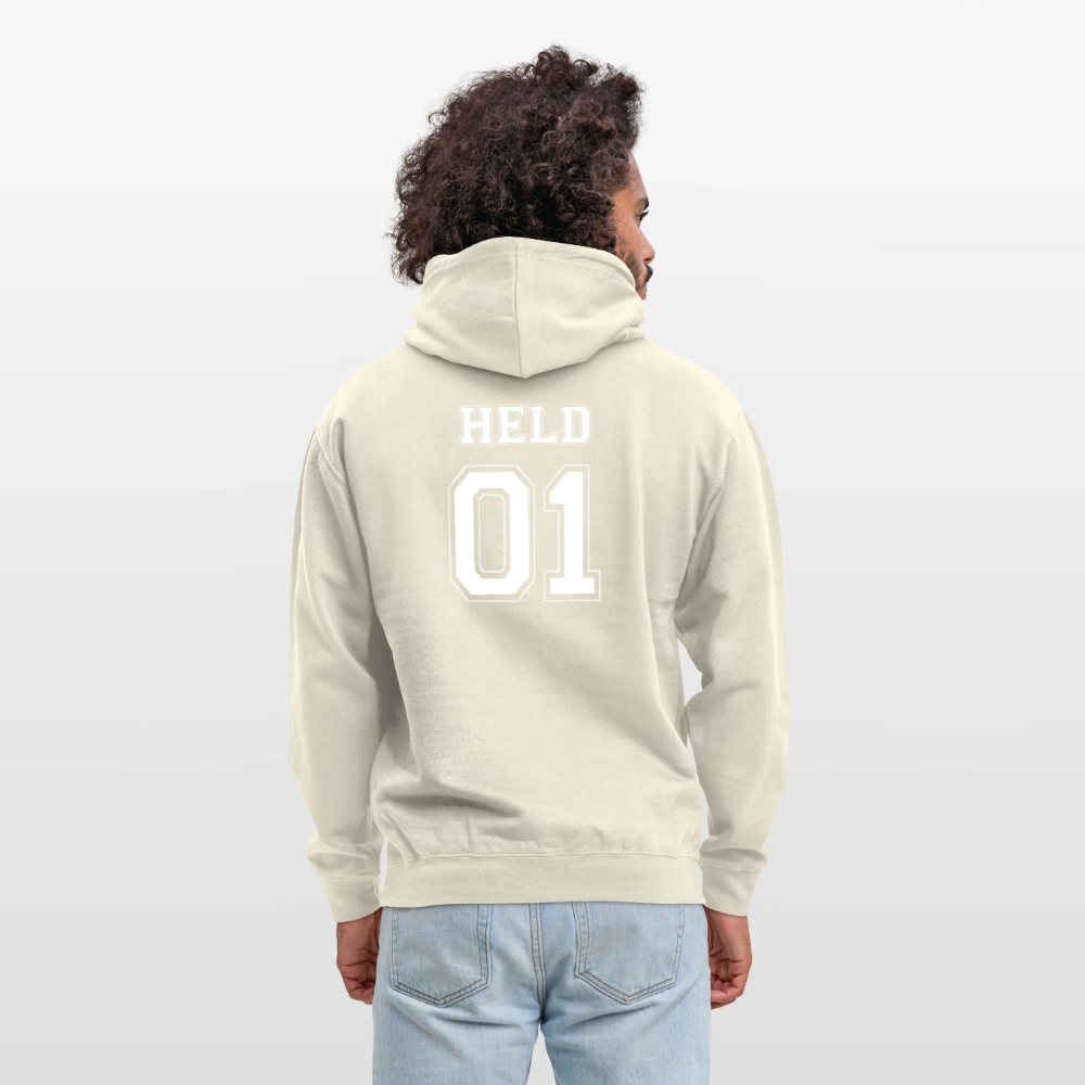 Unisex Hoodie - HELD 01 (white) - Vanille-Milchshake
