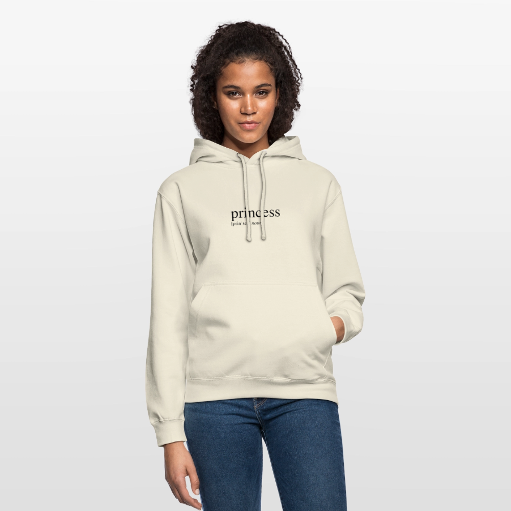 Unisex Hoodie - princess (black) - vanilla