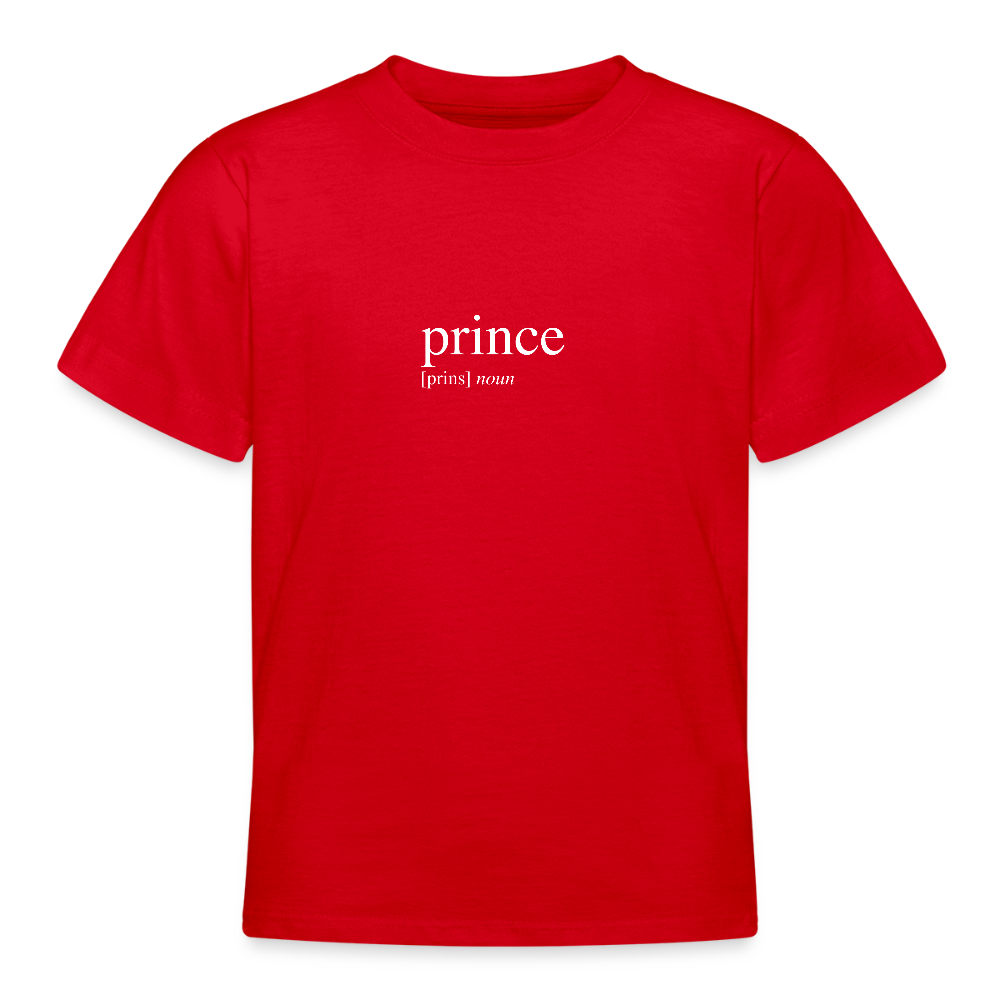 Teenage T-Shirt - prince (white) - Rot