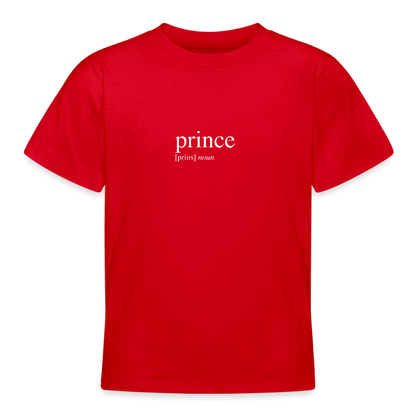 Teenage T-Shirt - prince (white) - Rot