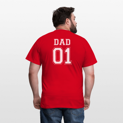 Men's T-Shirt - DAD 01 (white) - Rot