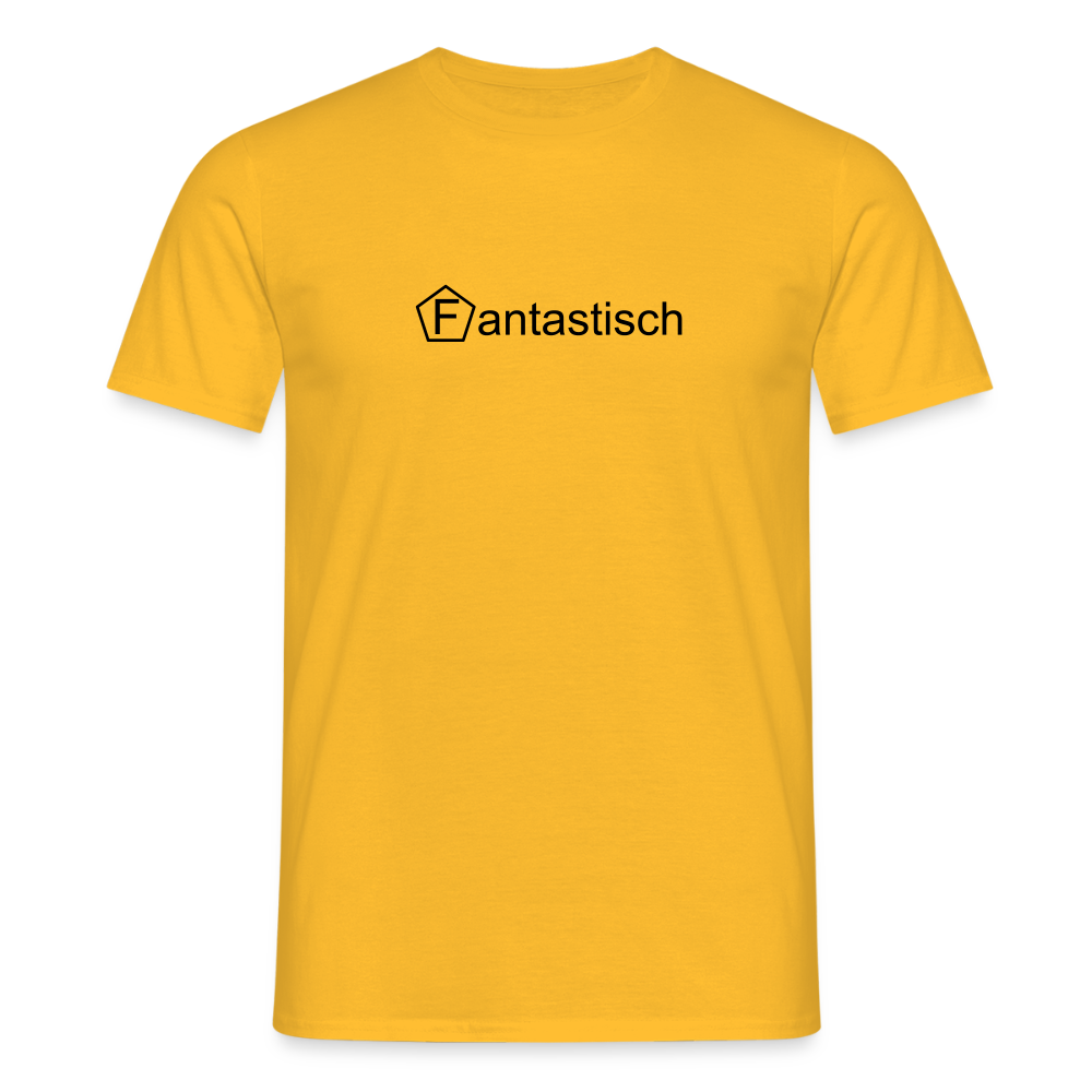 Männer T-Shirt - "Fantastisch" - Gelb