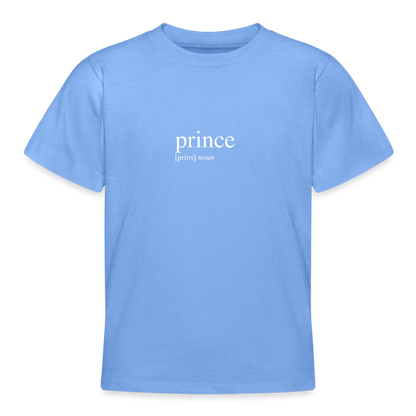 Teenage T-Shirt - prince (white) - Himmelblau
