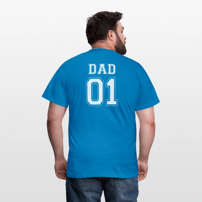 Men's T-Shirt - DAD 01 (white) - Royalblau