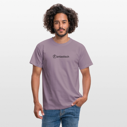 Männer T-Shirt - "Fantastisch" - Lilagrau 