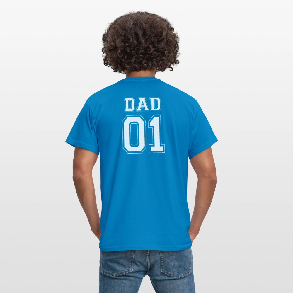 Men's T-Shirt - DAD 01 (white) - Royalblau