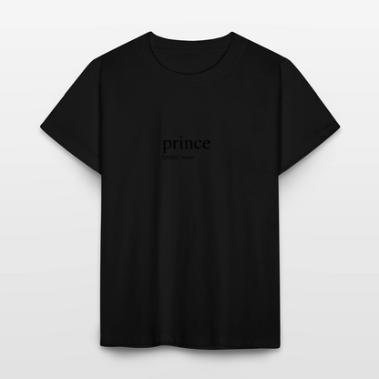 Kids`T-Shirt - prince (black) - black