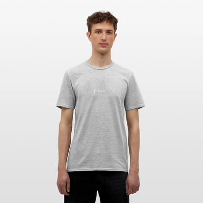 Men's T-Shirt - prince (white) - heather grey