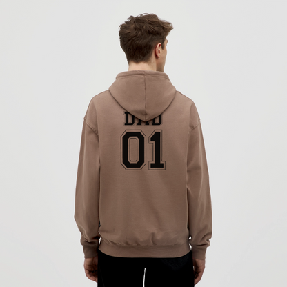 Unisex Hoodie - DAD 01 (black) - Mokka
