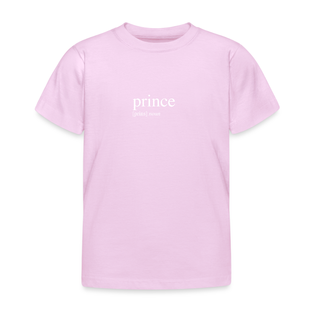 Kids`T-Shirt - prince (white) - Hellrosa