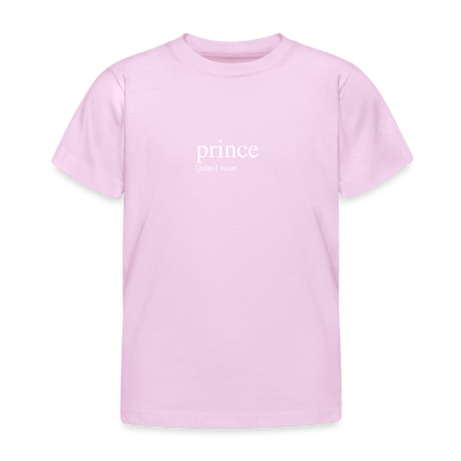 Kids`T-Shirt - prince (white) - Hellrosa
