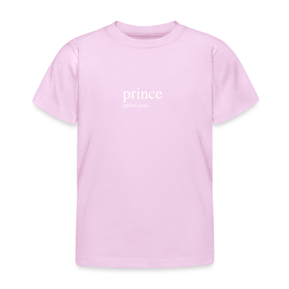 Kids`T-Shirt - prince (white) - Hellrosa