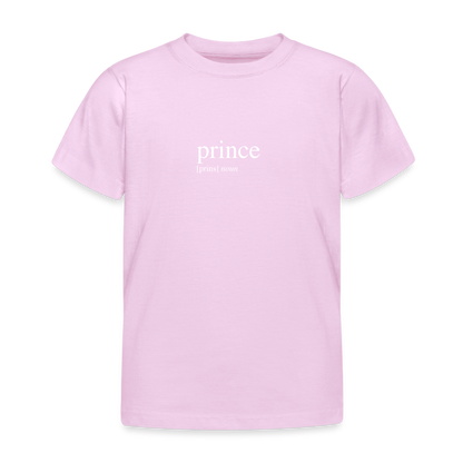 Kids`T-Shirt - prince (white) - Hellrosa