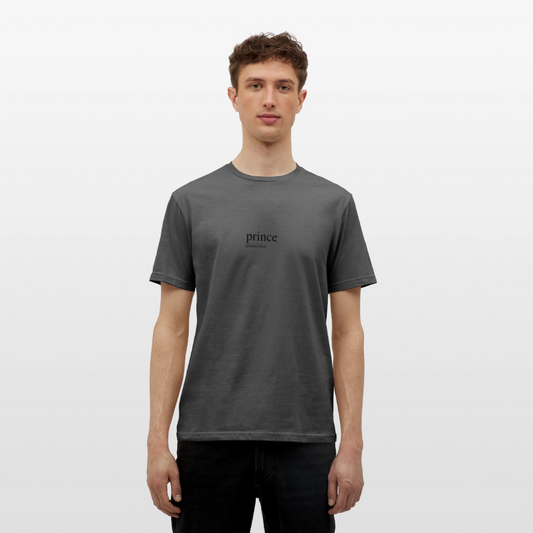 Men's T-Shirt - prince (black) - charcoal grey