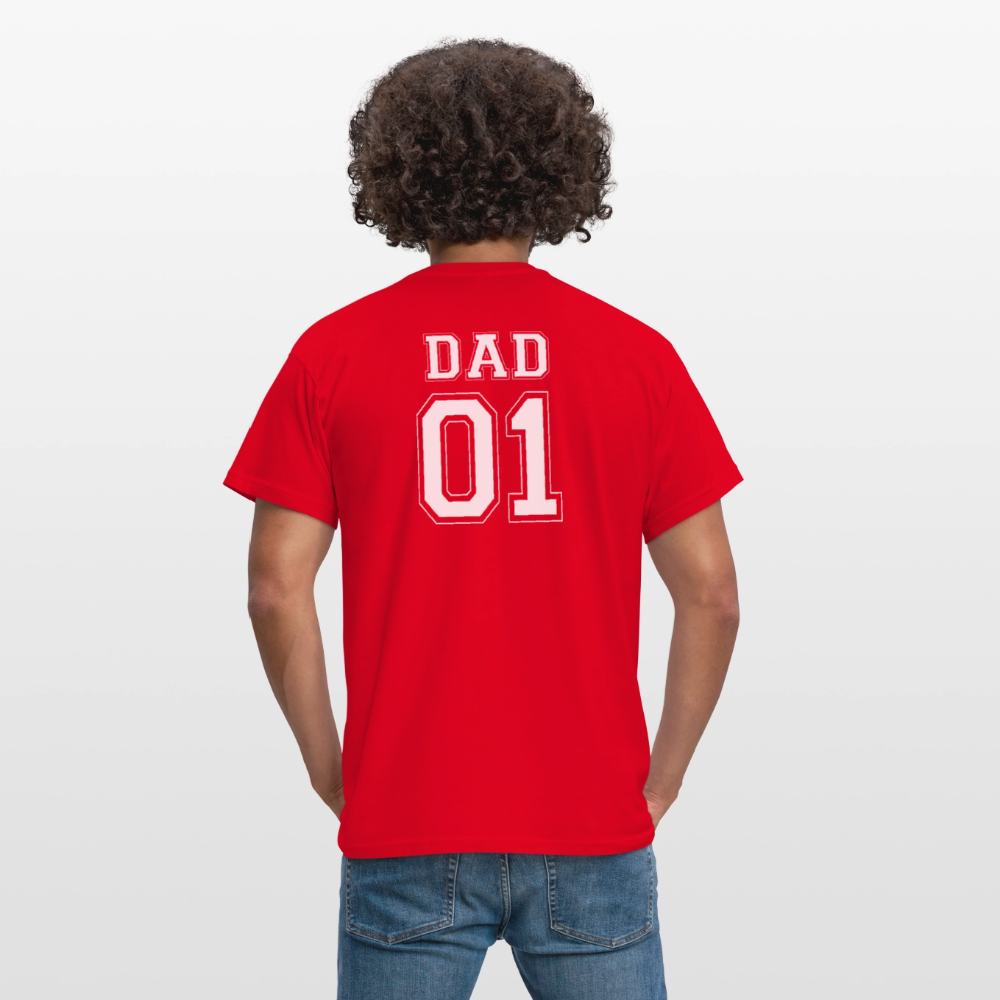 Men's T-Shirt - DAD 01 (white) - Rot