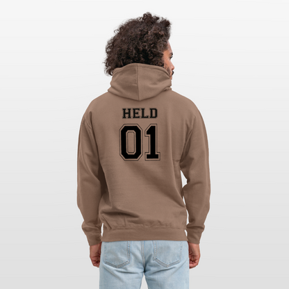 Unisex Hoodie - HELD 01 (black) - Mokka