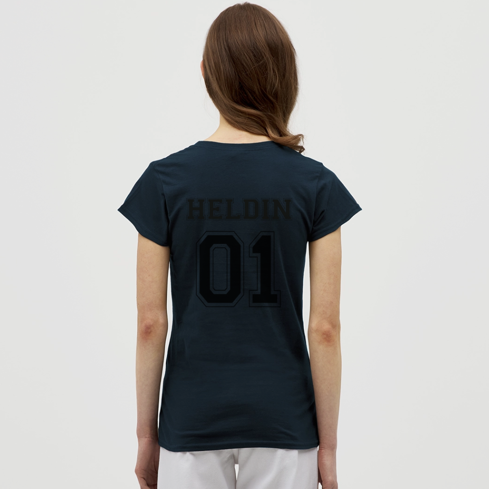 Women's T-Shirt - HELDIN 01 (black) - Navy