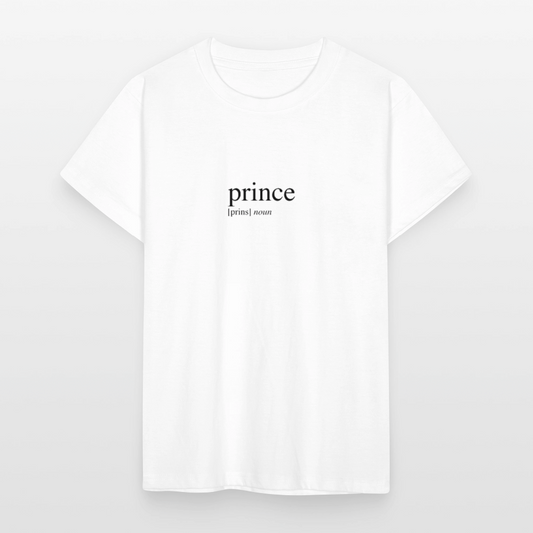 Teenage T-Shirt - prince (black) - Weiß