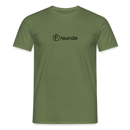 Männer T-Shirt - "Freunde" - Militärgrün