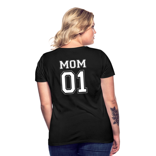 Women's T-Shirt - MOM 01 (white) - Schwarz