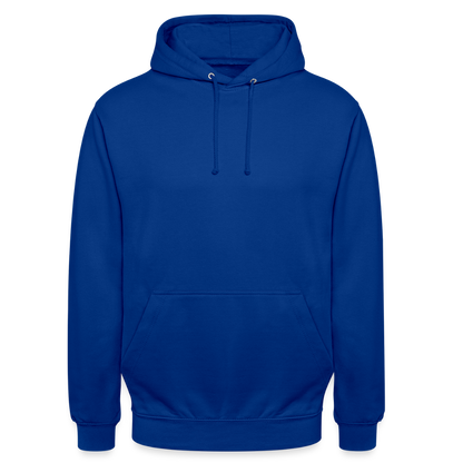 Unisex Hoodie - HELD 01 (black) - Royalblau
