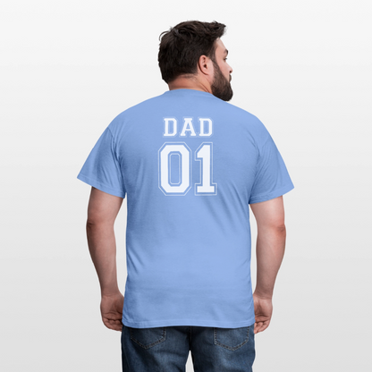 Men's T-Shirt - DAD 01 (white) - carolina blue