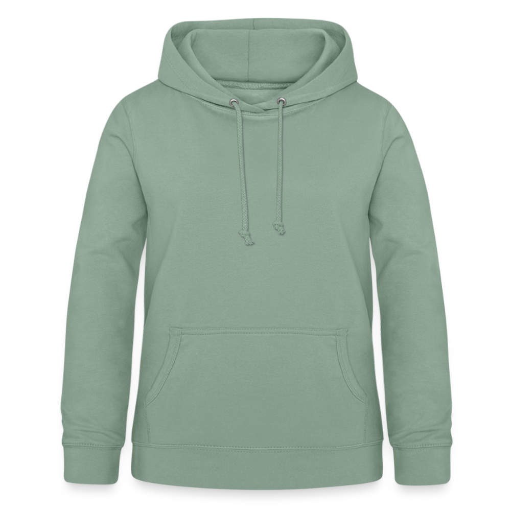 Frauen Hoodie - MOM 01 (white) - Graugrün