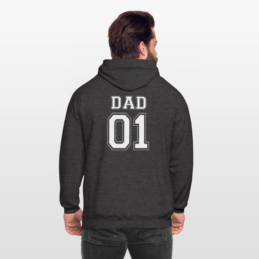 Unisex Hoodie - DAD 01 (white) - Anthrazit