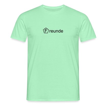 Männer T-Shirt - "Freunde" - Mintgrün