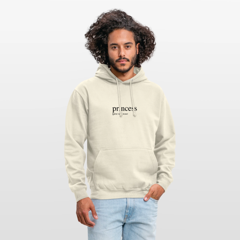 Unisex Hoodie - princess (black) - vanilla