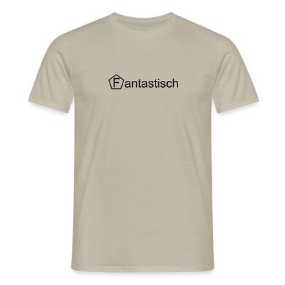 Männer T-Shirt - "Fantastisch" - Sandbeige