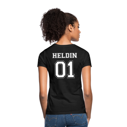Women's T-Shirt - HELDIN 01 (white) - Schwarz