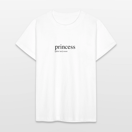 Teenage T-Shirt - princess (black) - white