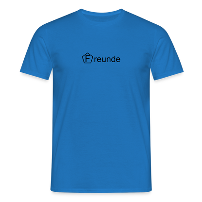 Männer T-Shirt - "Freunde" - Royalblau