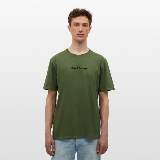 Männer T-Shirt - "ballern_1" - Militärgrün