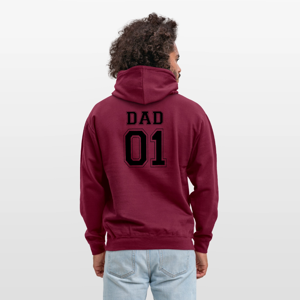 Unisex Hoodie - DAD 01 (black) - Bordeaux