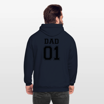 Unisex Hoodie - DAD 01 (black) - Navy
