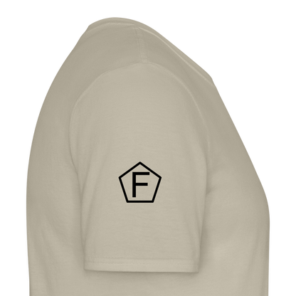 Männer T-Shirt - "Freunde" - Sandbeige