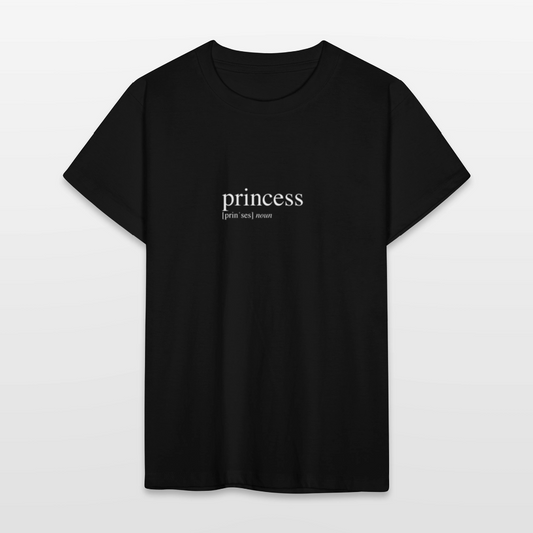 Teenage T-Shirt - princess (white) - black