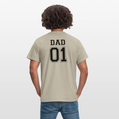 Men's T-Shirt - DAD 01 (black) - Sandbeige